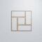 Ekena Millwork Large Sheffield Decorative Fretwork Wood Wall Panels, Red Oak, 23 3/8"W x 23 3/8"H x 3/8"T WALW24X24X0375SHFRO - alternate 3